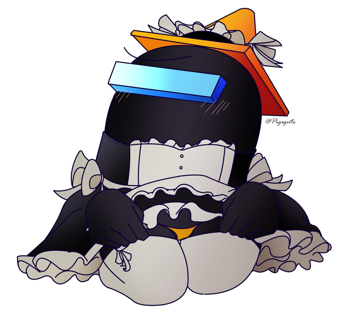 pigeguts's tweet photo. MAID DRESS!
And he's lifting his skirt.. goodness... what a tease..
#nsfwamongus #amongusnsfw #amongus #nsfw #Vsimposter #vsimposterv4 #Blackvsimposter #maiddress https://t.co/upuchX4BoU
