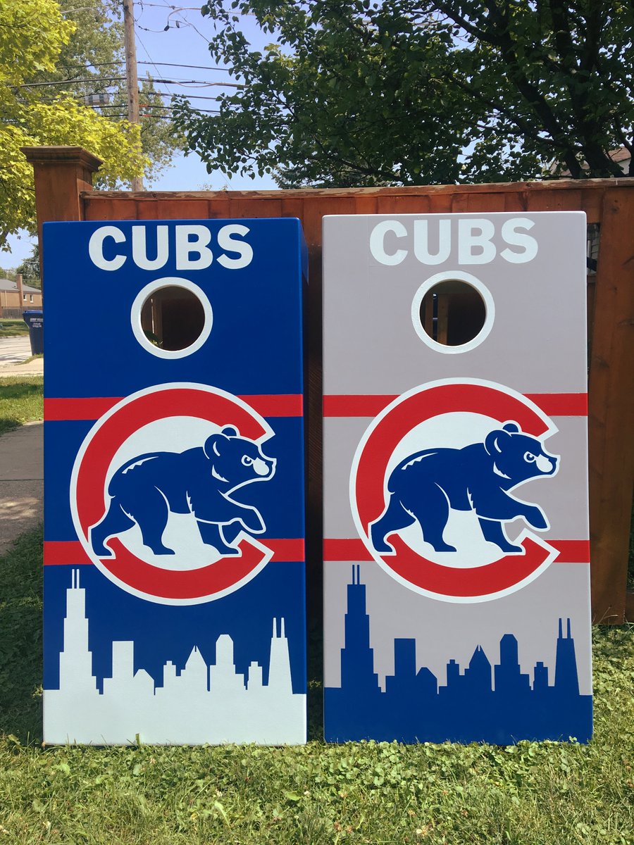 chitowncornhole's tweet photo. The Cubs just beat Skubal, and have now  won two straight against the evil Dodgers.  #SweepLA #Assad https://t.co/1ppre2kTFr
