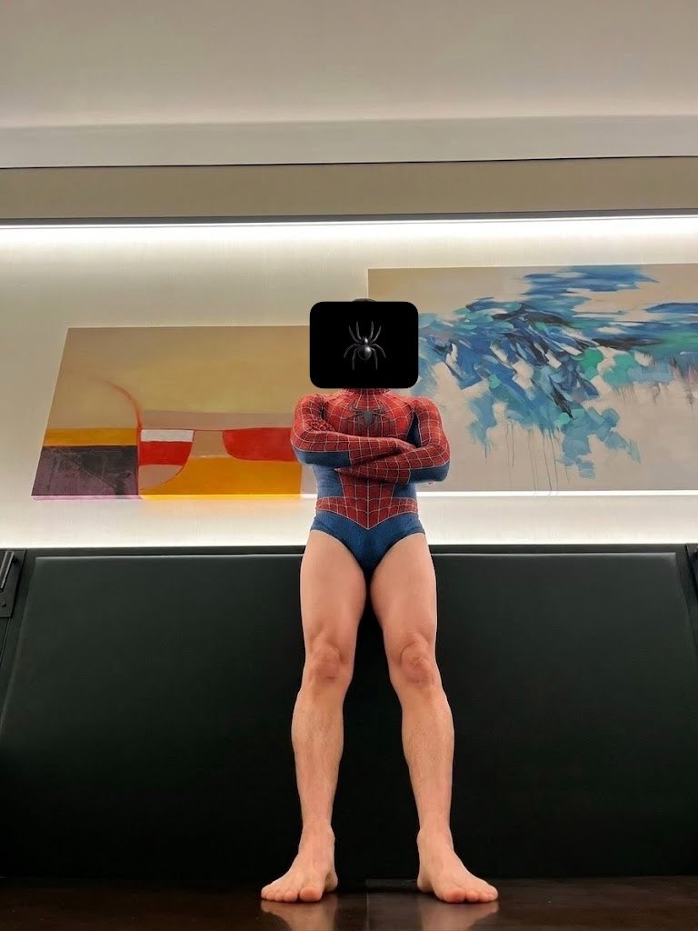 onlyfortights's tweet photo. When I’m in spider man tights 

#cosplay #spiderman #tightfit https://t.co/RXEec1uHJt