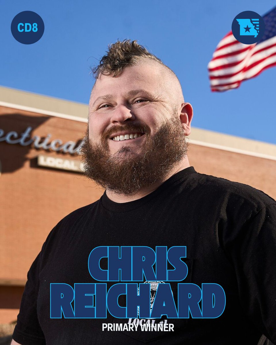MoDemParty's tweet photo. Chris Reichard will be our nominee in Congressional District 8! https://t.co/NiUSGurfpy