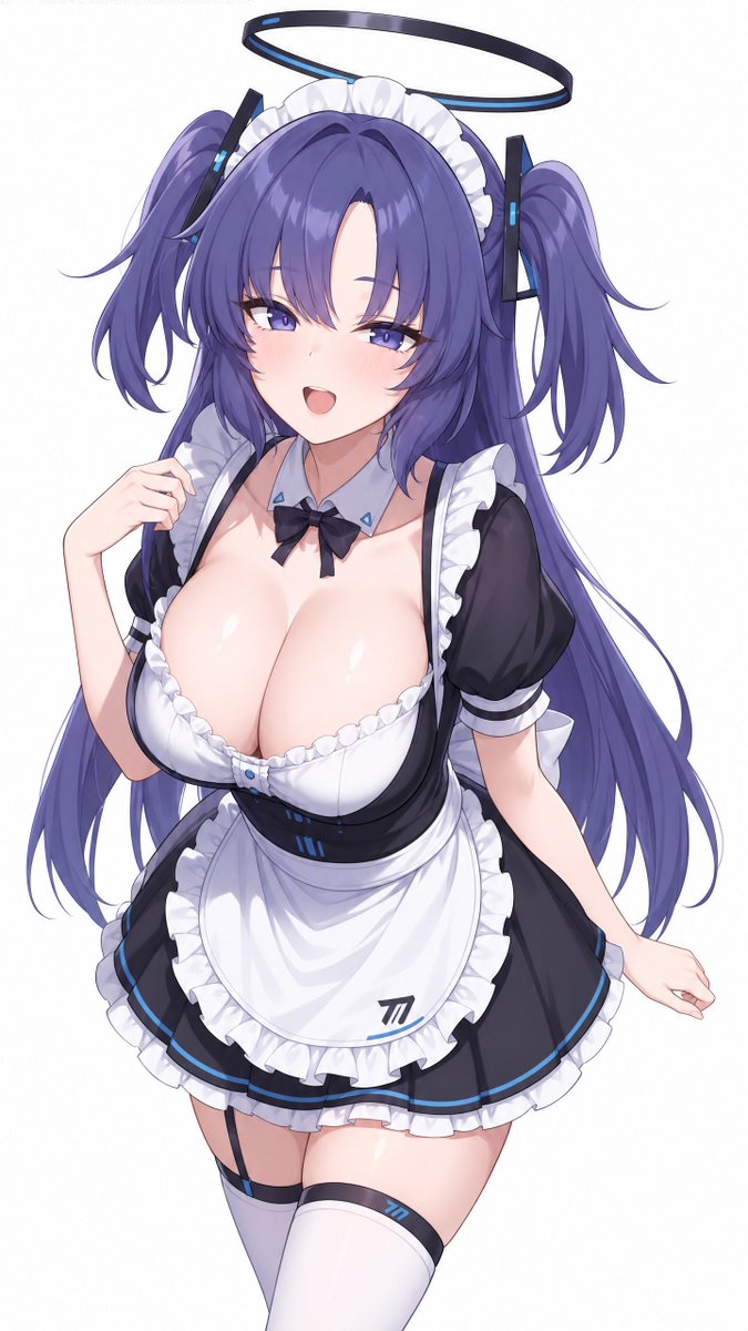 peterwong223's tweet photo. 老師你看我的女僕裝好看嗎~~
早瀬ユウカ 女僕裝 Maid Outfit #早瀬ユウカ #ブルーアーカイブ #BlueArchive #AIイラスト
自創AI加工 https://t.co/P1czpHpz4E