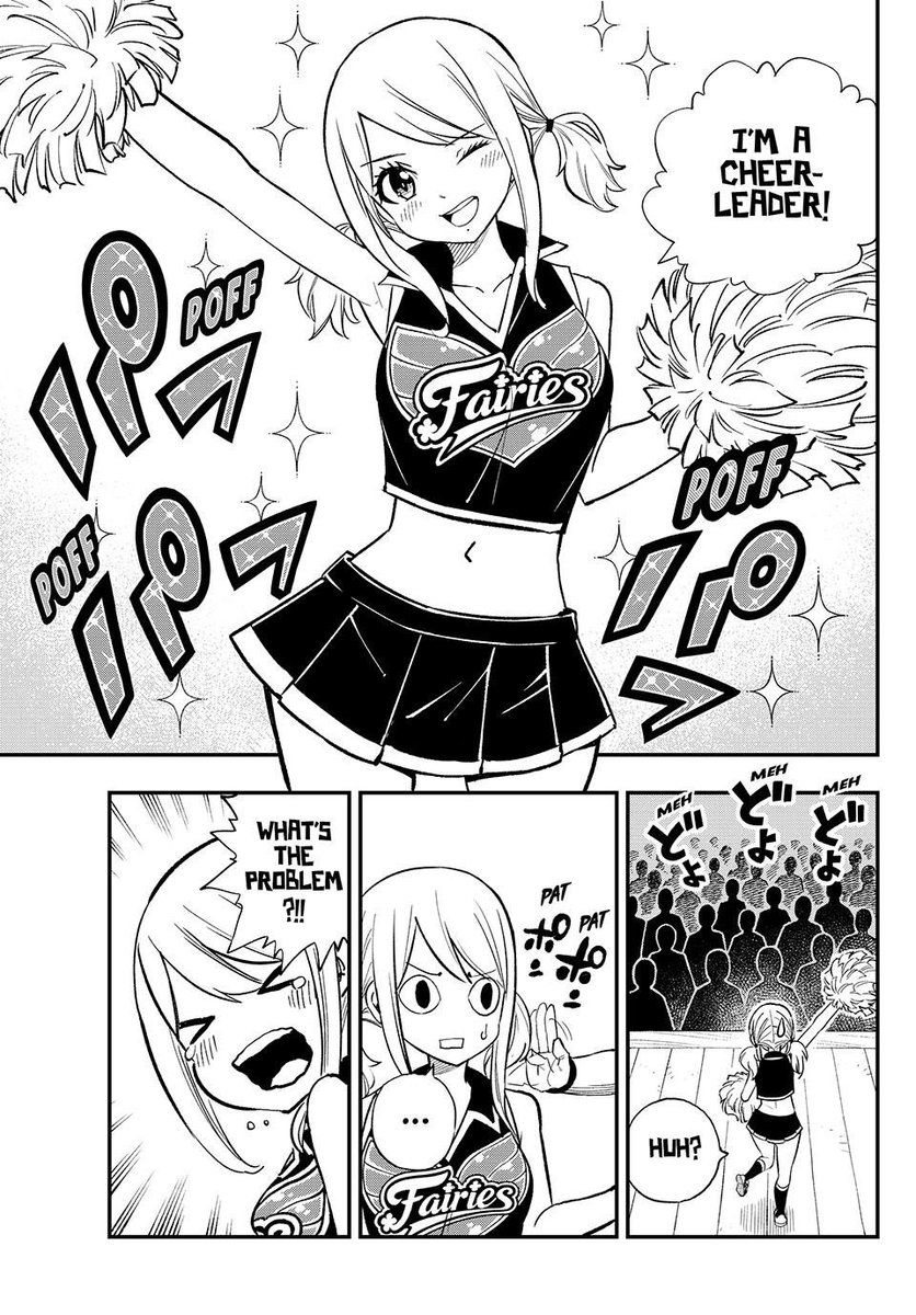 starsfilia's tweet photo. being a lucy fan is not for the weak. all her sacrifices go unnoticed, her achievements  undercut, her few moments of glory are overshadowed. 
all because of mashima’s misguided view that it’s funny for her to be the perpetual butt-monkey of the series. https://t.co/F7ohJAHsJ7