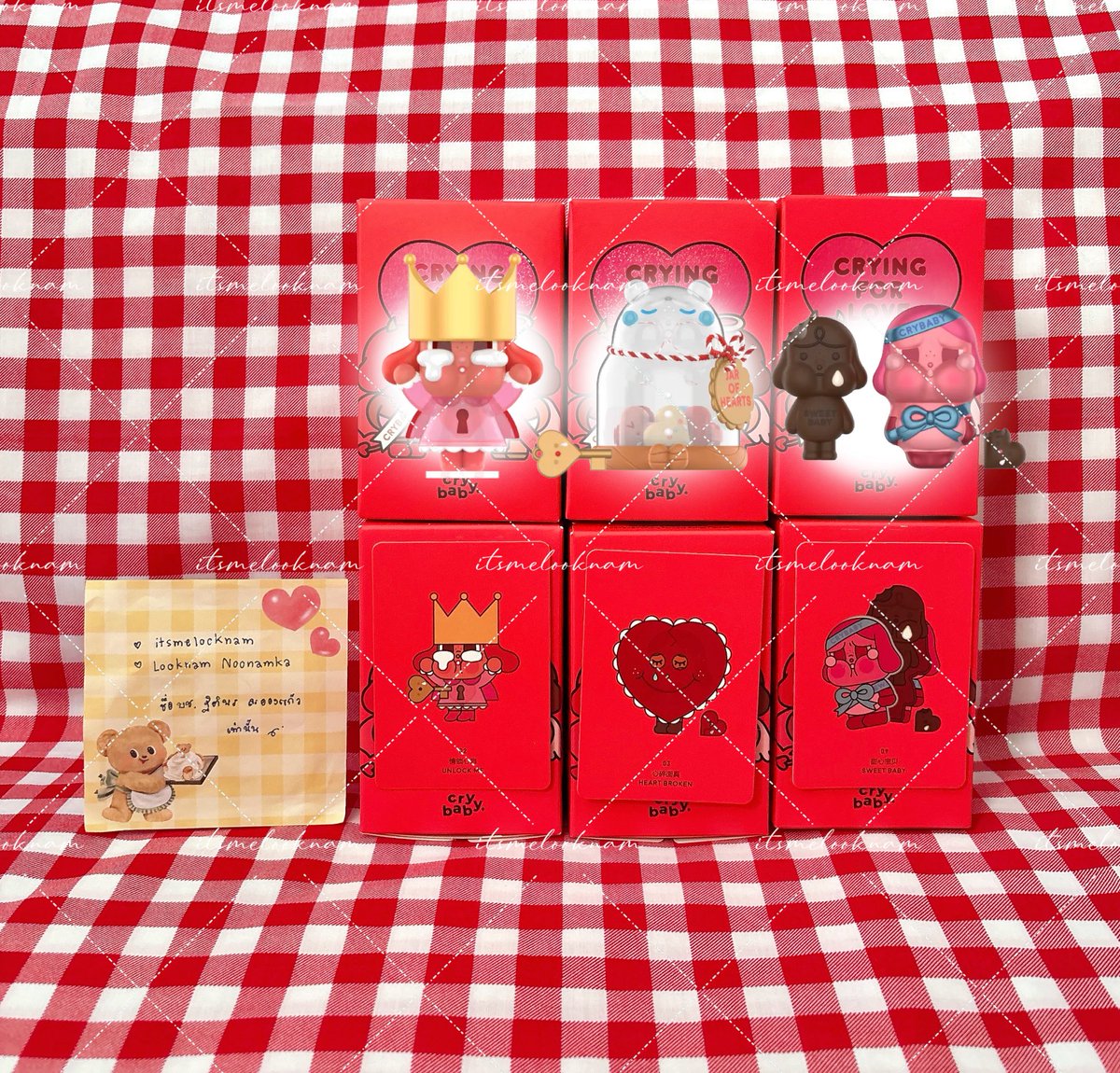 itsmelooknam1's tweet photo. Figure Crybaby Crying For Love ของใหม่ เช็คการ์ด/ป้ายเหลือง

Sale‼️ ตัวละ 280
Unlock
Sweet Baby
Jar
Heart Broken

เหมา 950

📦 รวมส่ง

สนใจ dm ❌ ไม่แอดไลน์ทุกกรณี

#ตลาดนัดCrybaby #ตลาดนัดPopmart
#ตลาดนัดกล่องสุ่ม #กล่องสุ่มPopmart #ตลาดนัดArttoy #กล่องสุ่มArttoy #ตลาดนัดของเล่น https://t.co/Mbqj6wz9uN