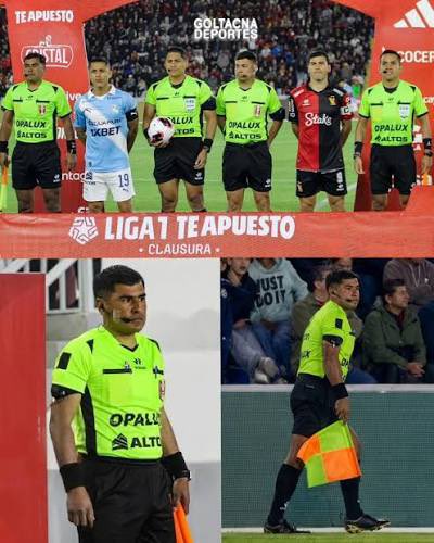 potrillo_1901's tweet photo. ¿Vieron en otro lugar del mundo que los auspiciadores de los árbitros sea el mismo auspiciador de un club?

Los CABROS chupapinga de @Universitario https://t.co/4s04Sb0rwa