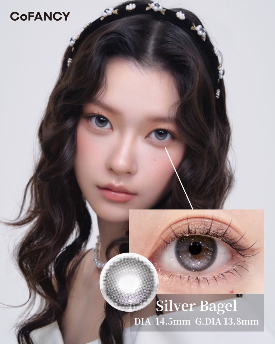 cofancy_jp's tweet photo. ⠀ ⠀
#CoFANCY から #SilverBagel が
8/5発売スタート🥯 透け感のあるブルーグレーで、 ちゅるんと落ち着いた印象の瞳になる
“生感”水光カラコン🪐

#コファンシー #シルバーベーグル
⠀ ⠀ https://t.co/tEqPgPWVwV