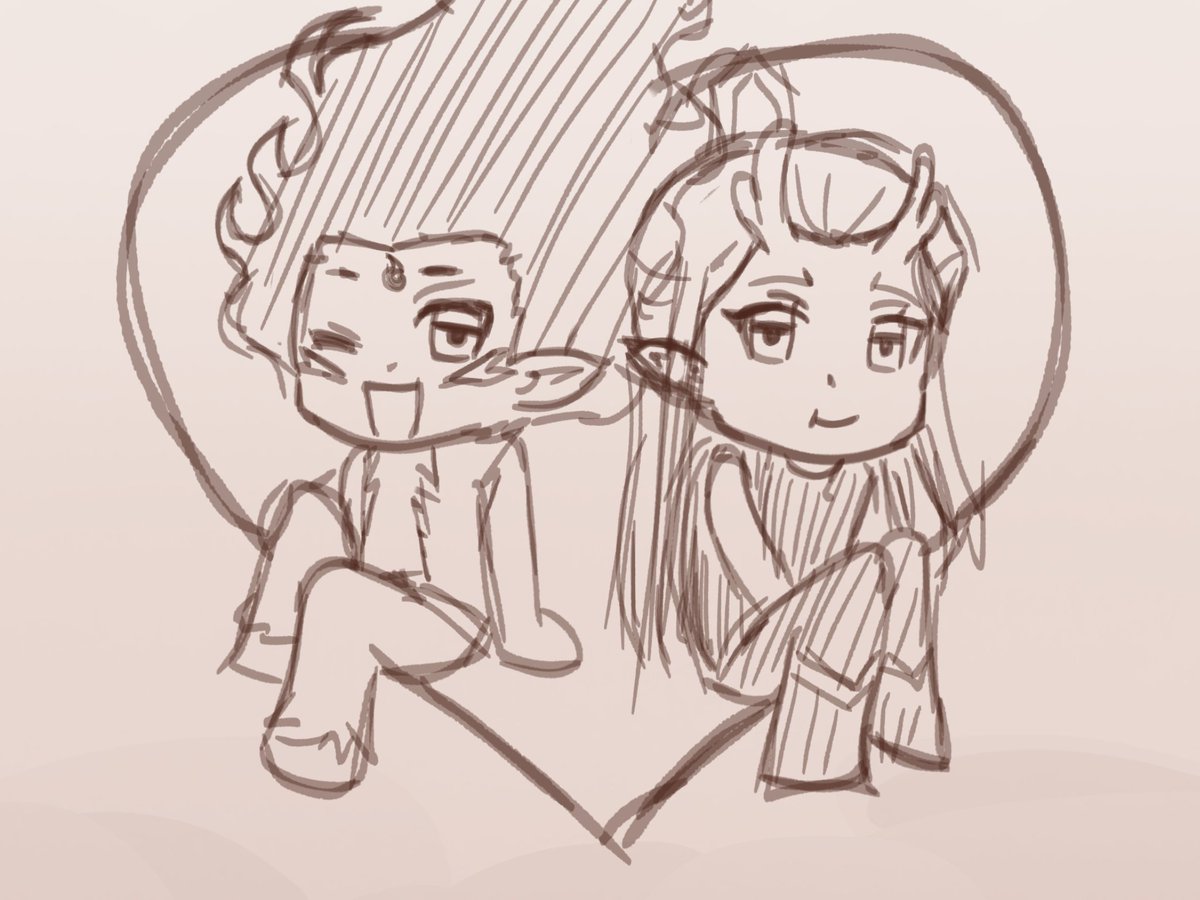 fifiiblip's tweet photo. sorry guys I can only offer bingzha doodles for now, my art block is genuinely preventing me from making something decent 💔

I hope these chibi doodles will suffice ❤️‍🩹 

#aobing #nezha #bingzha https://t.co/eXclfFnrwF