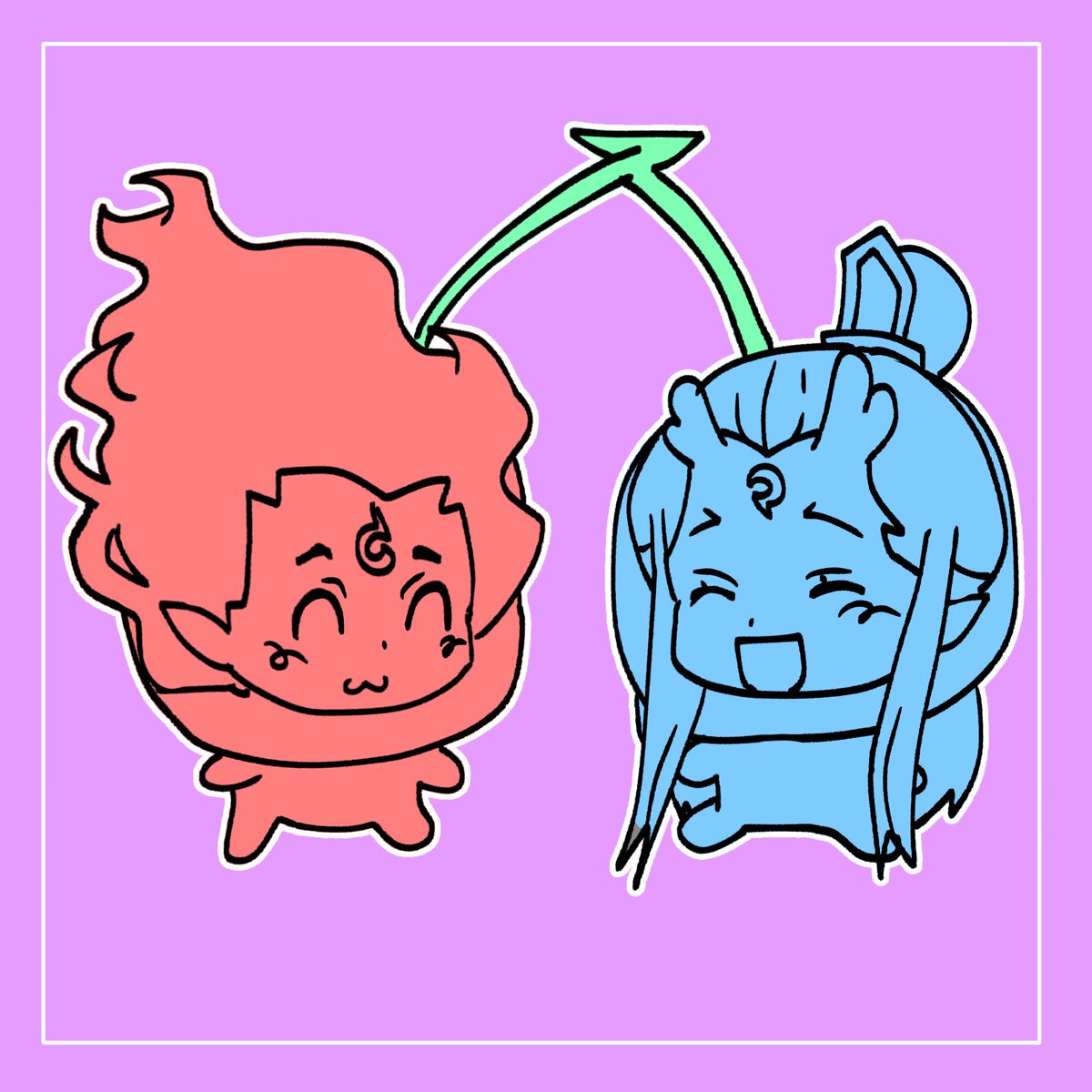 fifiiblip's tweet photo. sorry guys I can only offer bingzha doodles for now, my art block is genuinely preventing me from making something decent 💔

I hope these chibi doodles will suffice ❤️‍🩹 

#aobing #nezha #bingzha https://t.co/eXclfFnrwF