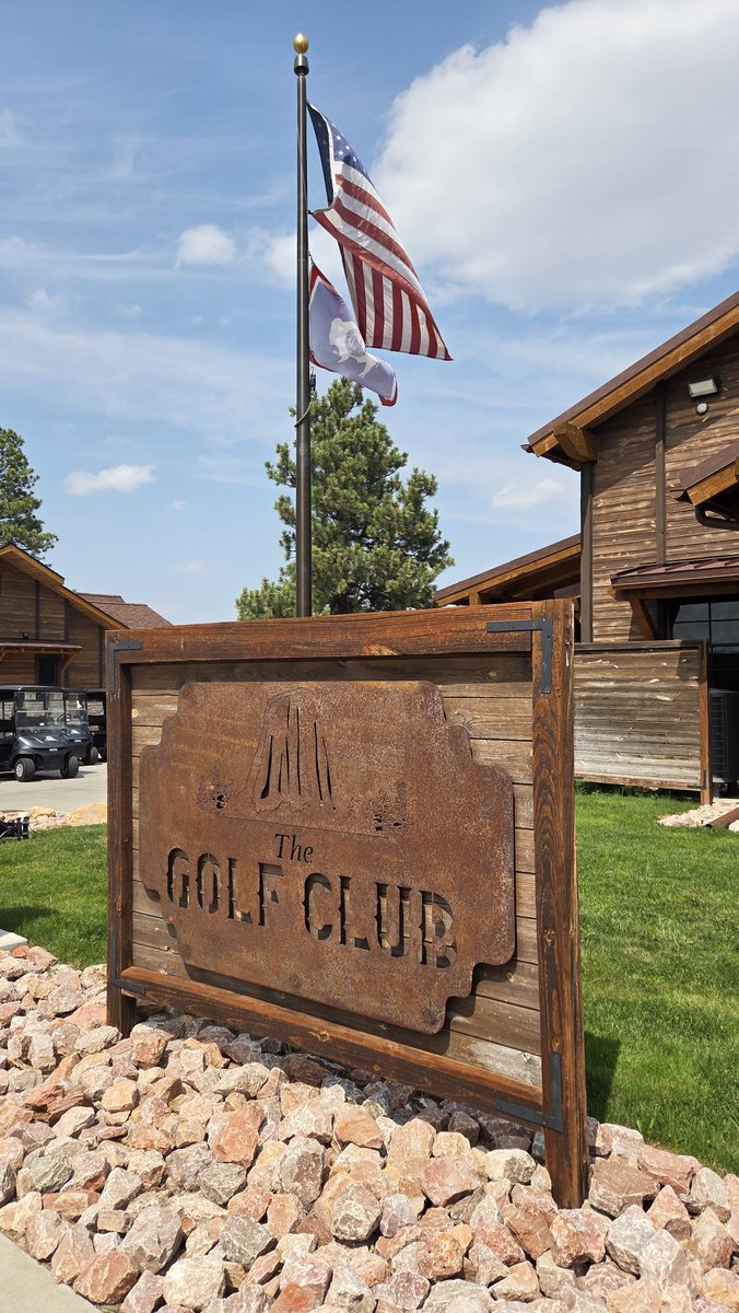 GCSAA_NW's tweet photo. I couldn't have wrapped up my Wyoming site visits any better than with a round at @DevilsTowerGolf with Shawn Stutzman and his assistant, Derrick "Boz" Backen! https://t.co/yiCZY6cPNK