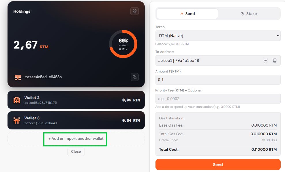 30p25cm's tweet photo. Update on @RetiumChain Testnet Supply and Retium Wallet Activity

The Retium testnet supply has officially run out. There are currently no more test $RTM available. Therefore, please safeguard your valuable test RTMs and use them wisely.

Please do not attempt to obtain more RTMs until further official notice.

What to do now?

- Maintain daily interaction on the Retium Wallet: Submit transactions, Stake, Unstake...

- You can also create additional wallets from your existing wallet to optimize transactions.

- Continue interacting on the project's Discord server to receive corresponding Roles.