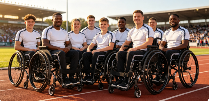 DaisyExcellent's tweet photo. 💥Go all out, go further!

Our aerospace-grade aluminum alloy sports wheelchairs perform exceptionally well in wheelchair rugby, sprinting, and disability marathons.

OEM and wholesale services available. Message us for a product catalog and pricing!🤝 https://t.co/218GNlZqnZ