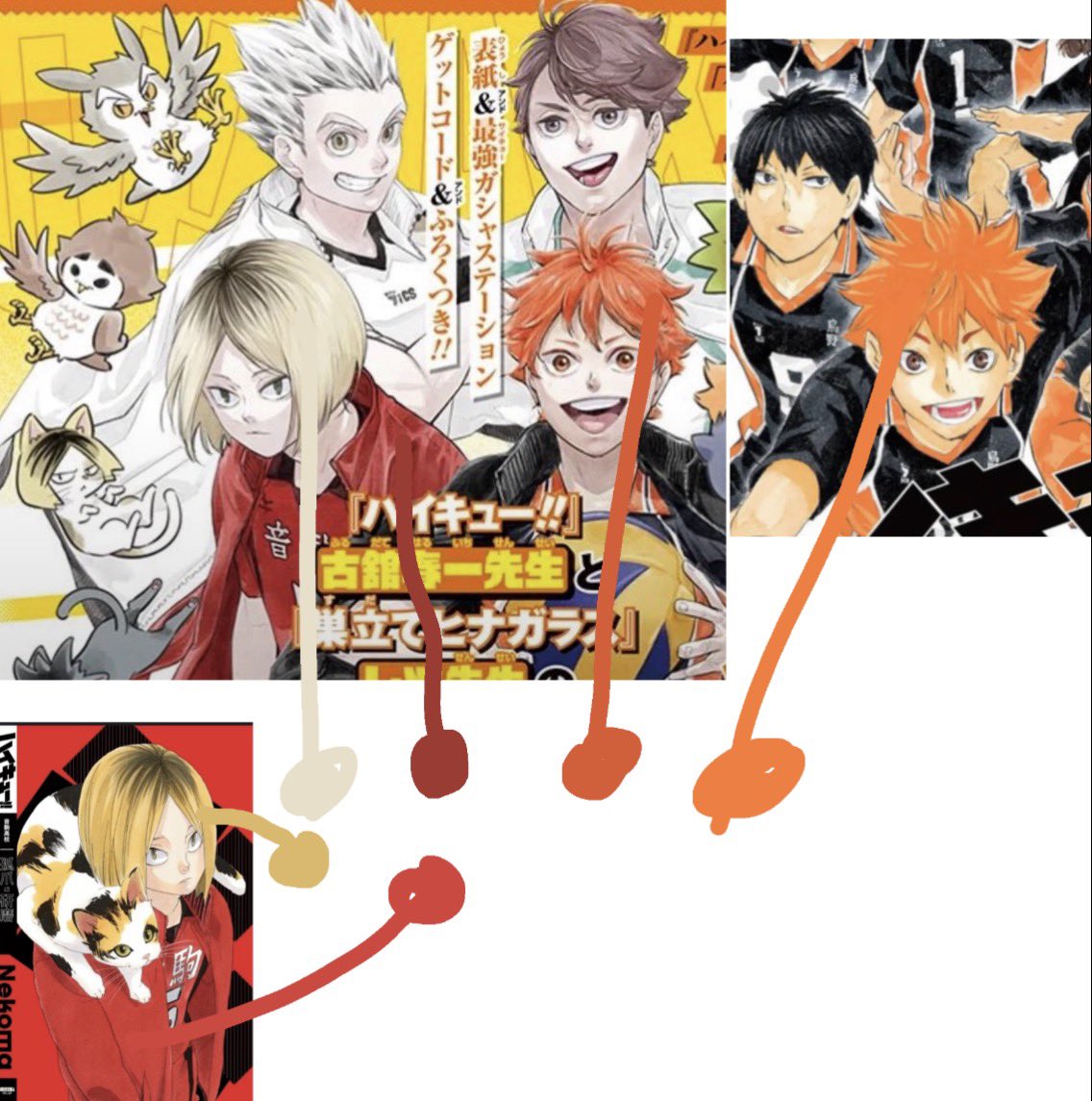 _cinarium_'s tweet photo. @osamuriins Tbf all the colors are weirdly desaturated. I think it has to do with the kinda print, since a lot of mangaka’s do this weird color thing on official art like this, while they would also have more vibrant colors on things like covers https://t.co/jctD48d98y