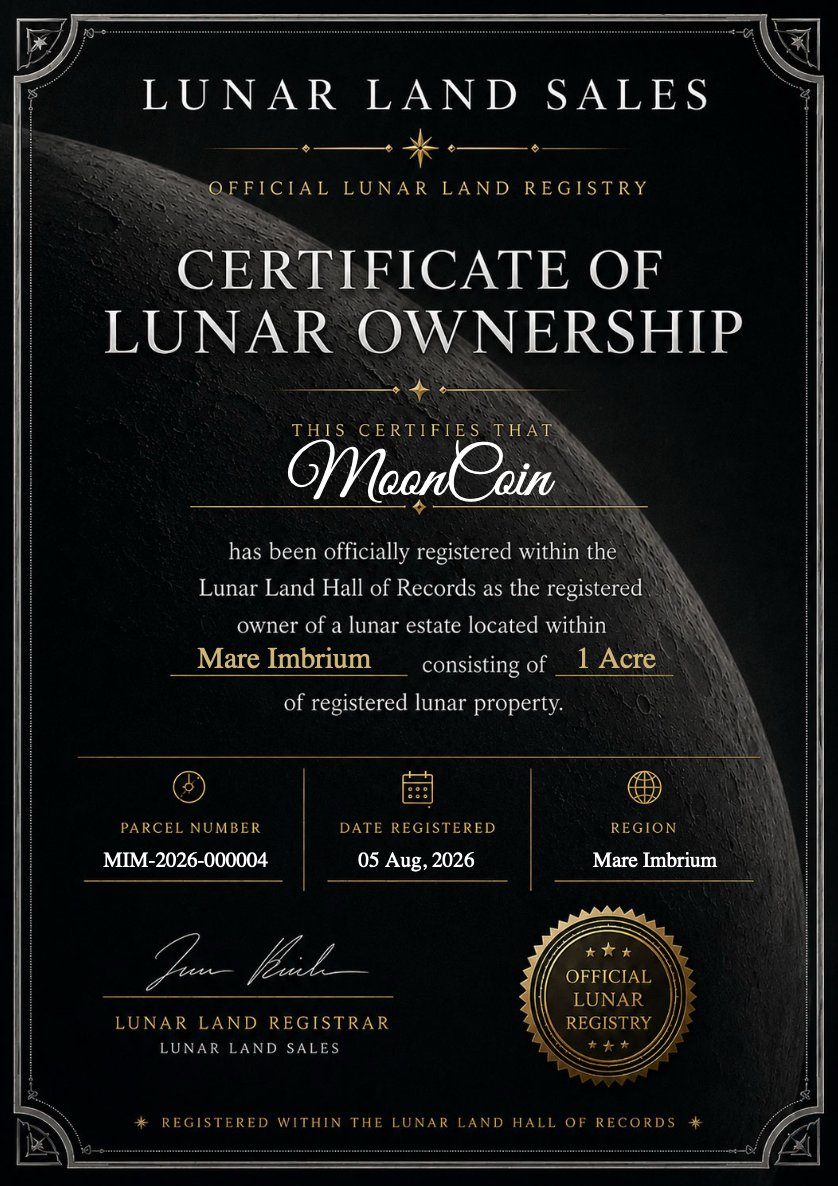 MoonCoinHood's tweet photo. MoonBase land plot signed and finalized! We are coming. $MOON

https://t.co/pkivoFXHq0 https://t.co/zyInGFCzJ7