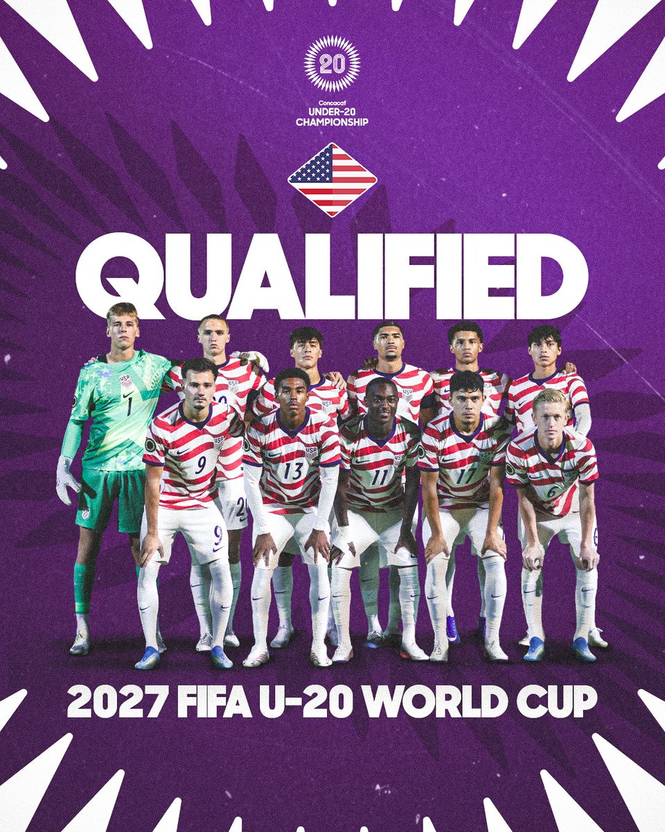 Concacaf's tweet photo. World Cup bound 🇺🇸 https://t.co/sffzupLB8z
