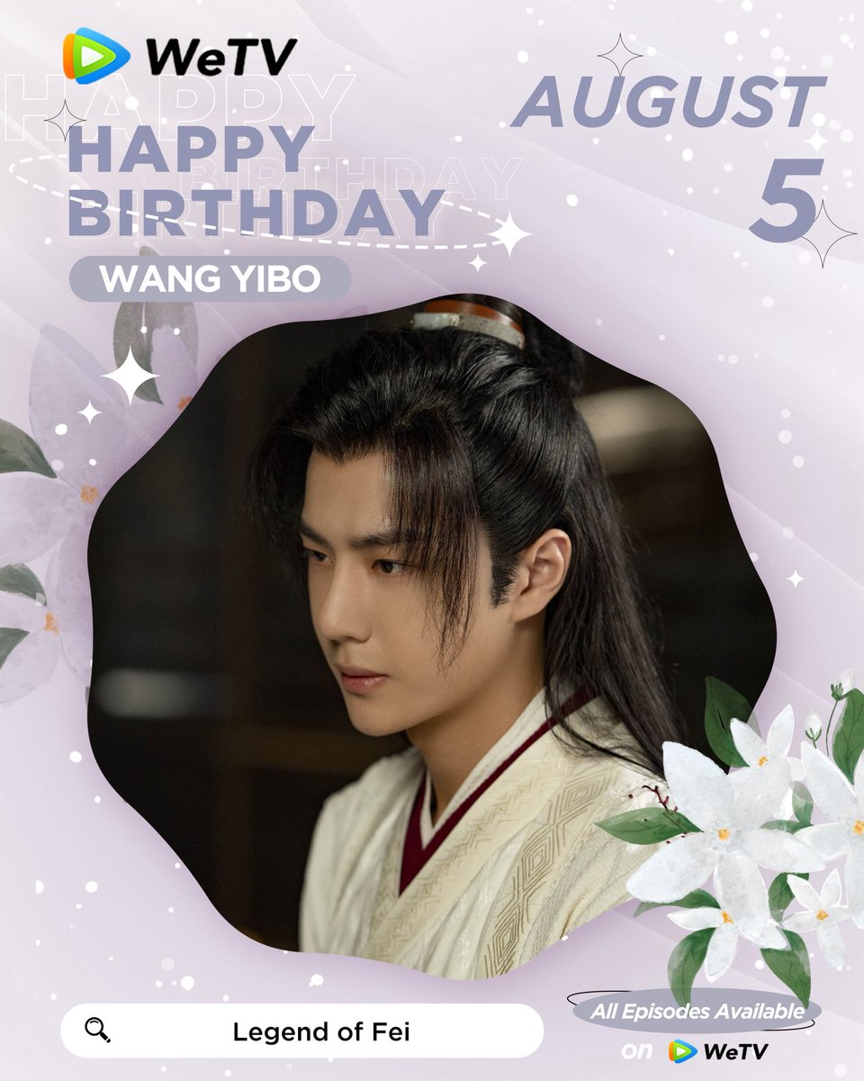 WeTVOfficial's tweet photo. Happy Birthday to #WangYibo 🎂💚

Love your performance in #TheUntamed #LegendofFei ✨

Looking forward to more of your amazing works. 💚

#王一博 #陈情令 #有翡 #WeTV #WeTVAlwaysMore https://t.co/4huiXDFSp7