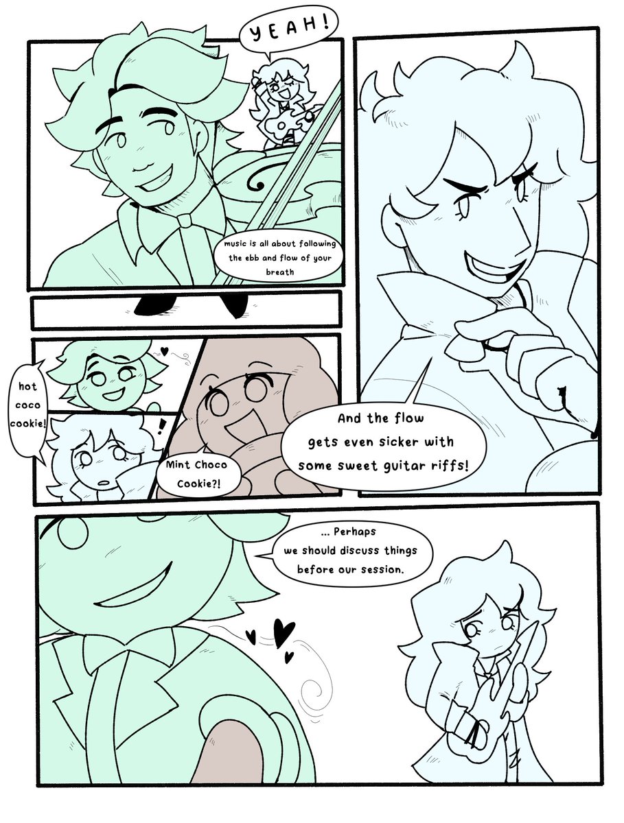 f1shtackle's tweet photo. added my own little twist to this interaction cause i love mintrock in the "young love that never was meant to be"
#cookierun #cookieruncrumble https://t.co/BZHbjeRjTw