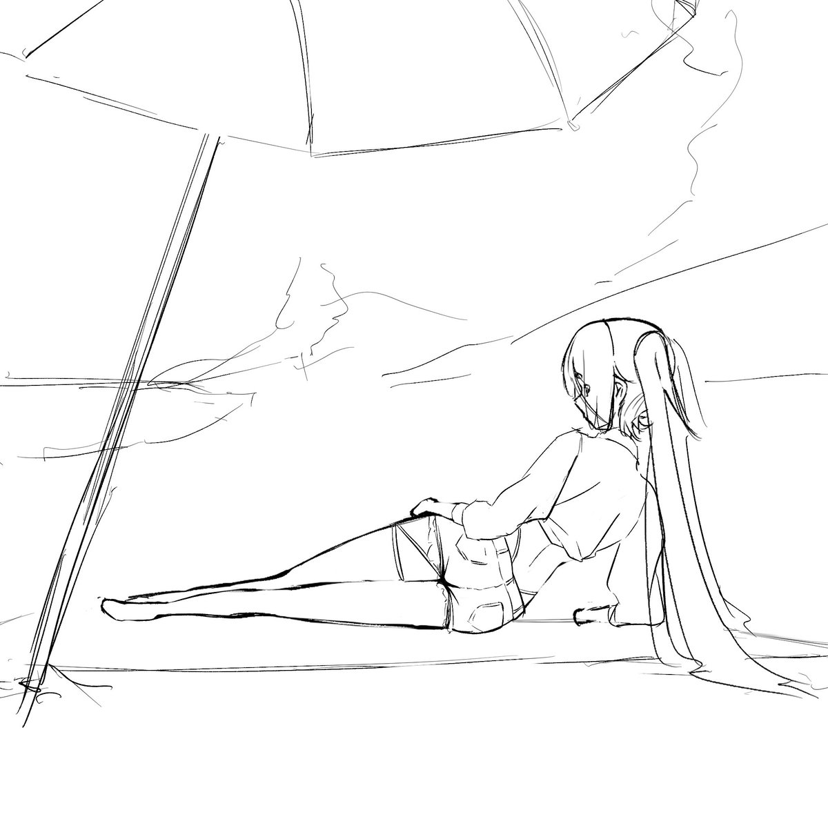 ucleeillust's tweet photo. 落書きのwip
なんか良い感じだからもう少し描き込みたい https://t.co/GRzHtPilPI