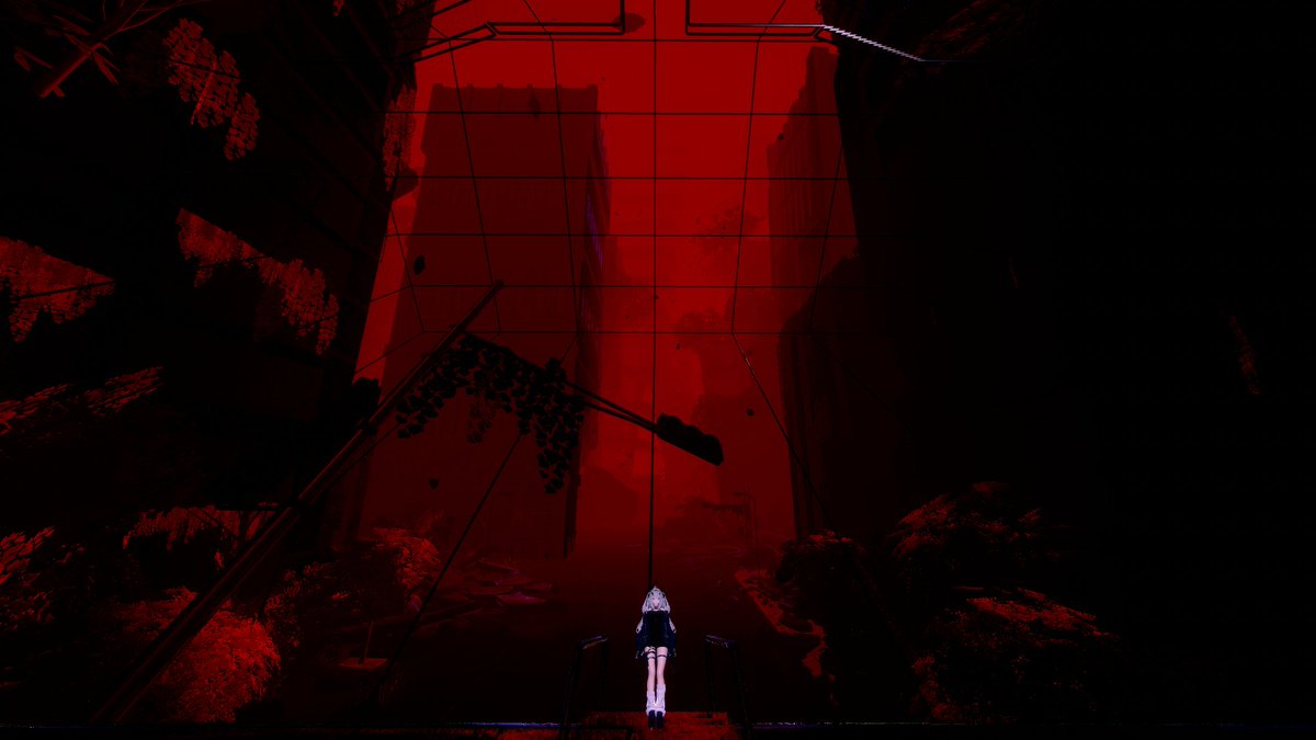 ComaPre's tweet photo. 「VRChatワールド公開」

ワールド名
MAJESTIC CRIMSON

崩壊した都市を覆う、荘厳なる円環。
巨大な深紅を見上げるダーク・アトモスフィアワールドです。
酔いと平衡感覚にご注意ください。
撮影などにお使いください。

#VRChat  #VRChat_World紹介　#VRChatPhotography https://t.co/F3rN65Mvfx