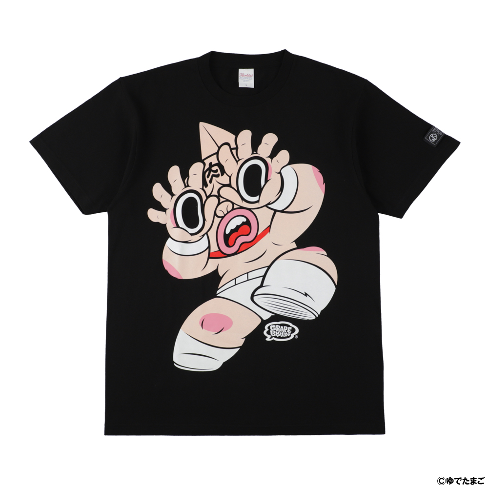 大好評の「GRAPE BRAIN」描き下ろしキン肉マンTシャツに、ブラックが