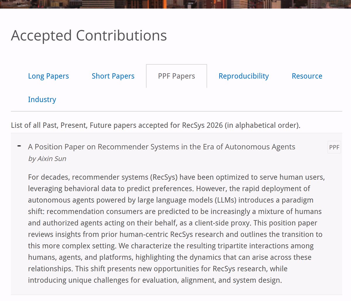 AixinSG's tweet photo. So glad to learn that we both share the very same vision for the future of #RecSys!
Both position papers focus on how AI agents change who we are recommending to. The Agentic Web is here, and RecSys needs a paradigm shift! https://t.co/oSNITEEA1D