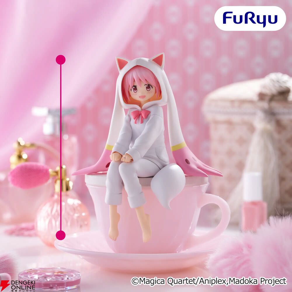 dengekionline's tweet photo. 🎀『まどマギ』鹿目まどかのぬーどるストッパーフィギュアが登場！🎀
https://t.co/RchxgdUrNy

キュゥべえモチーフのルームウェアを着た愛くるしい姿を立体化🎀
優しく微笑む表情やフードの耳・尻尾の造形まで可愛すぎます💕 https://t.co/nOd6IPvaMo