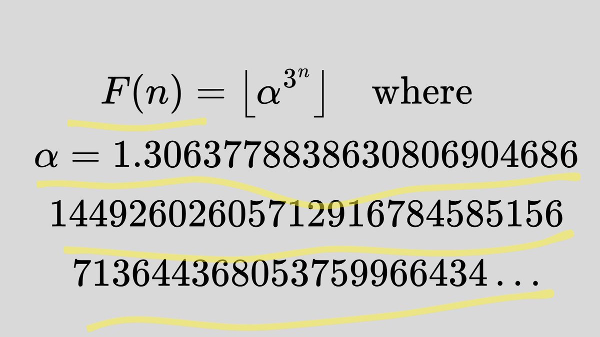 In the formula below yields only primes for integer n, the constant ...