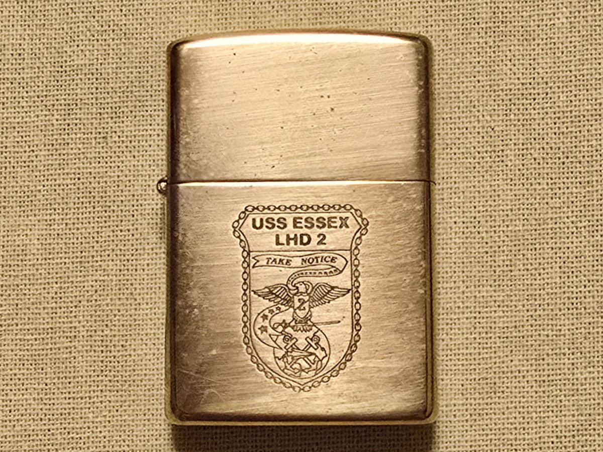 ジッポーUSS Essex(LHD-2) 今日のZippo 🔥》 U.S.S. LHD-2 【ESSEX】 🚢
