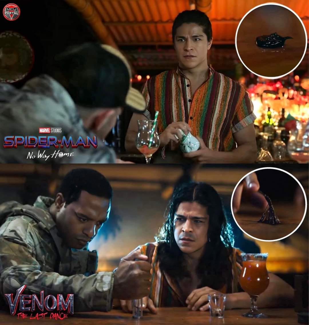 Stevencros1's tweet photo. @Kusibruni @mathdiazxluc @Indie5051 Bro, Venom dejó dos pedazos del simbionte, el q tú dices fue capturado en el principio de la película de Venom 3 y el otro pedazo se quedó en el universo principal del mcu (616), todavía no sabemos q paso en el otro pedazo de la escena post créditos de Spiderman NWH https://t.co/ycEtq7xLxP