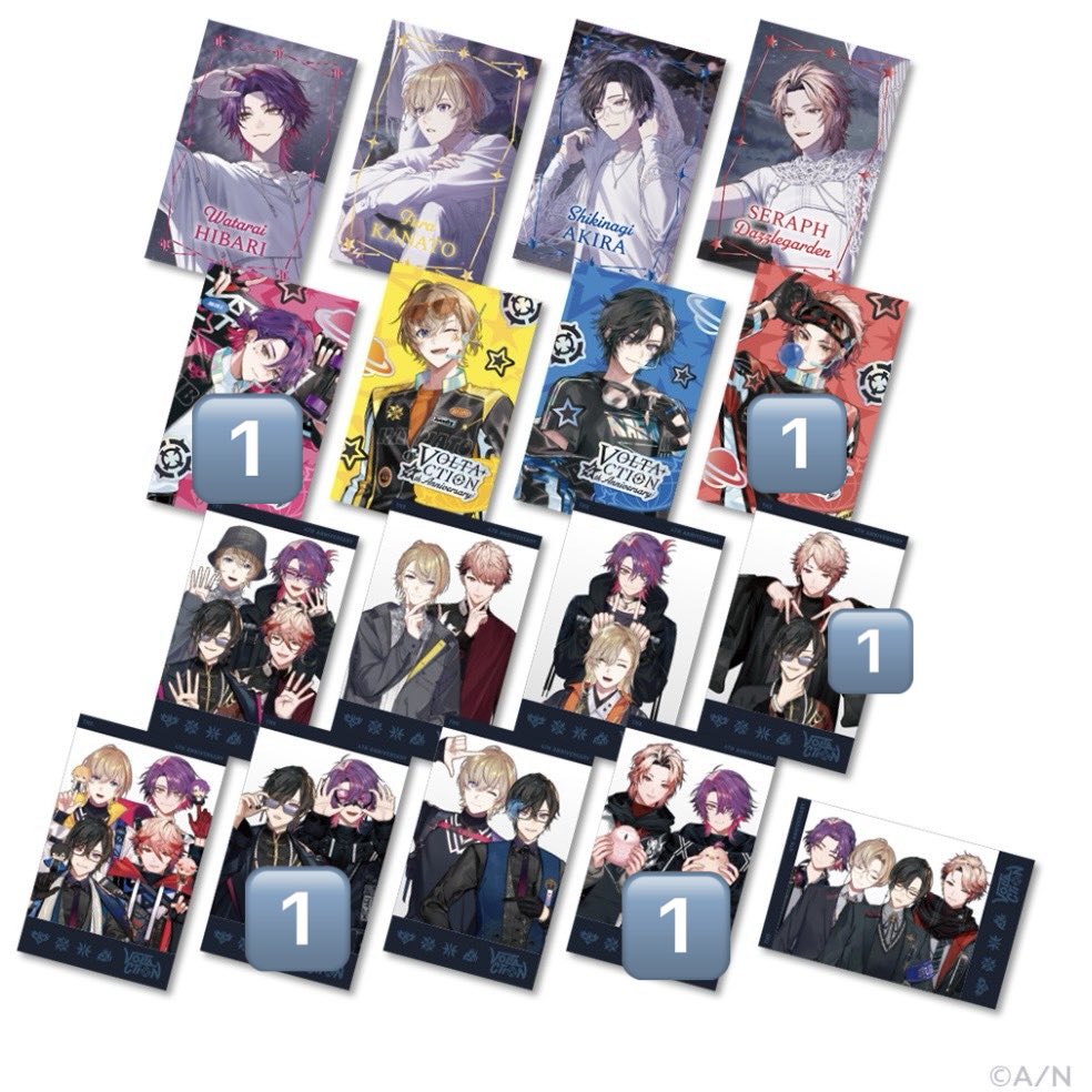 kurusuke59's tweet photo. 【交換】にじさんじVOLTACTION 4th Anniversary チェキ風カード 

【譲】画像1
【求】画像2の1️⃣（1️⃣は枚数です。）
（1:2でも可能です。）

郵送希望です。

お気軽にお声掛けください🙇‍♀️ https://t.co/ma9UmnyKWh