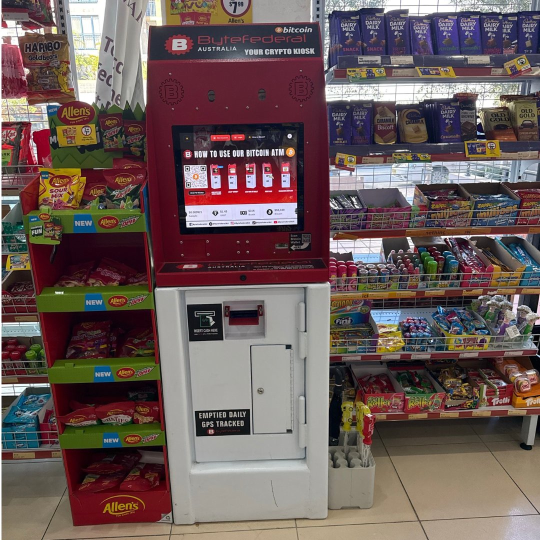ByteFederalAU's tweet photo. New Bitcoin ATM in Wollongong, NSW..
Visit Oz Star Supermarket in Wollongong, NSW.
26 Market St, Wollongong NSW 2500
Cryptocurrencies Available: Bitcoin, Ethereum, Litecoin, USDT, Dogecoin and more!
https://t.co/jNRXM0eSah
#bitcoin #bitcoinatm #cryptocurrency #btc https://t.co/lMMcoDgVb2
