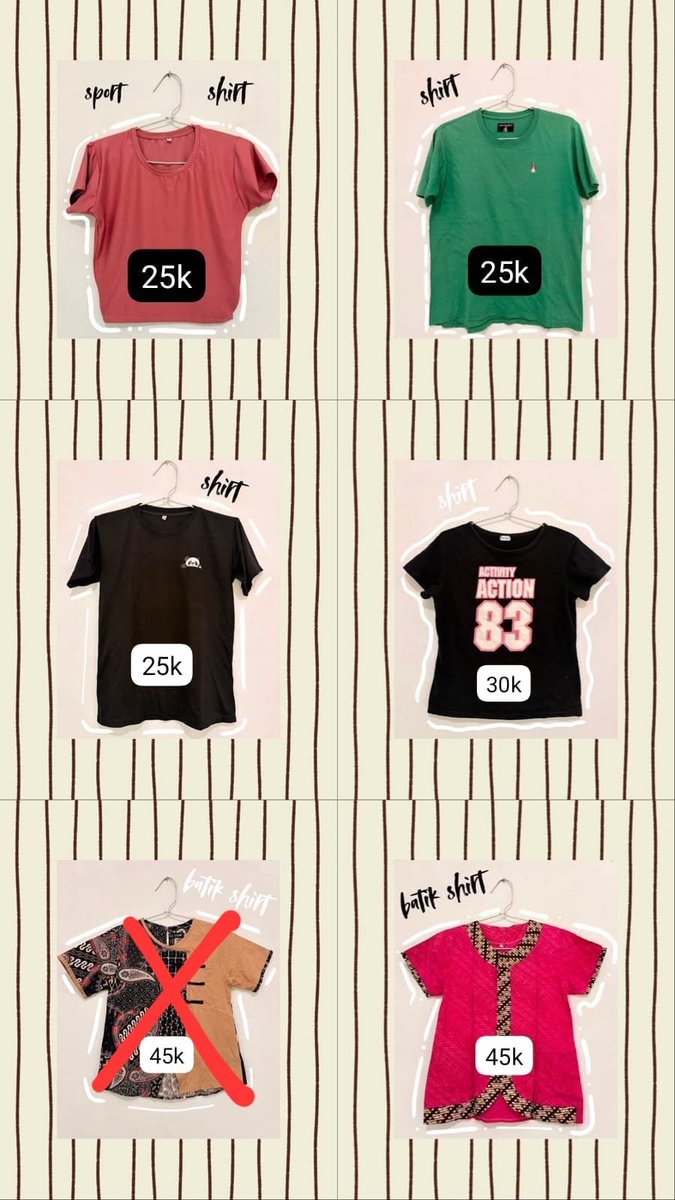 nixieyfinds's tweet photo. ✨️PRELOVED✨️
Barang yang tersisa yessss, bisa langsung ajaaa dm https://t.co/NW1SQM5W7O
