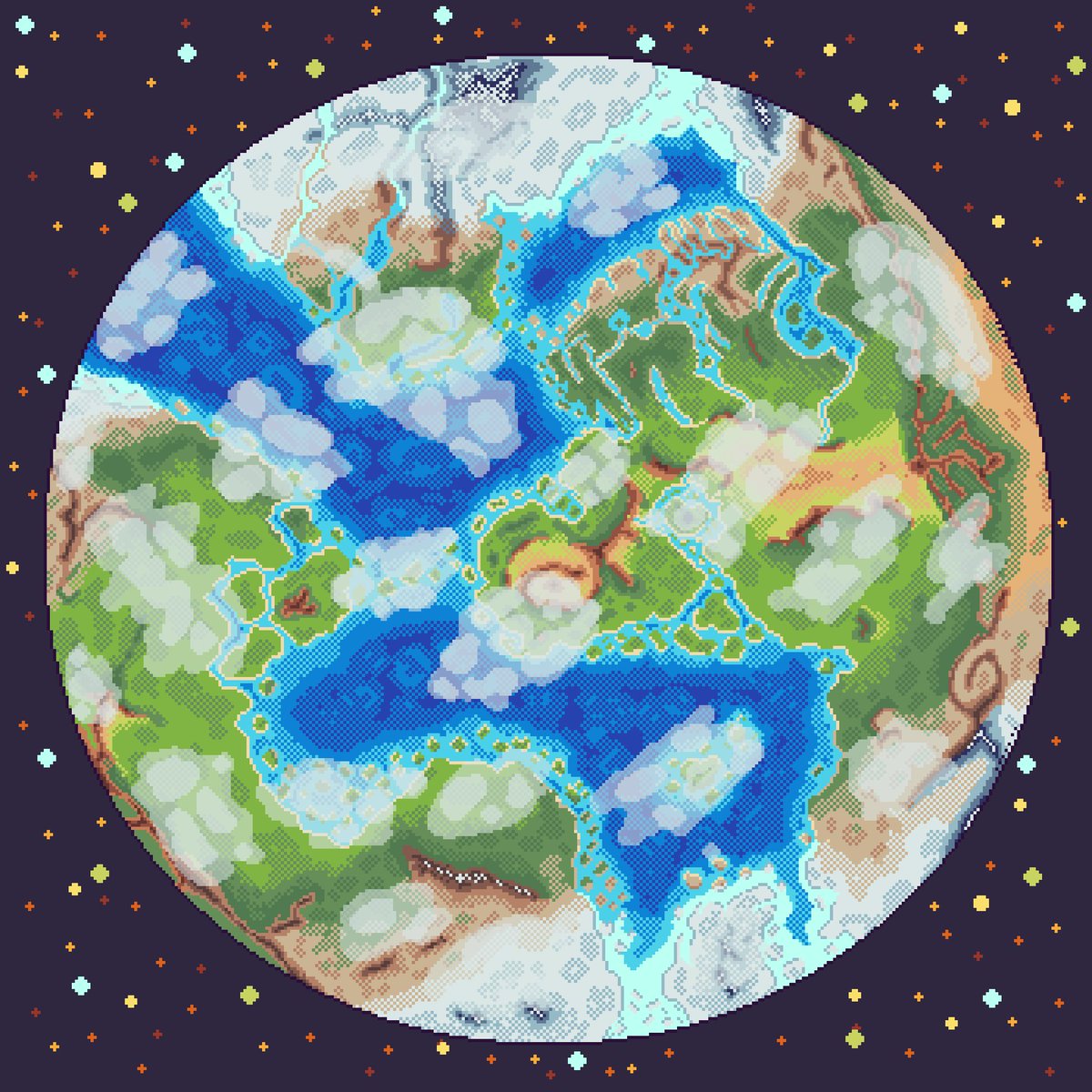 pikselarci's tweet photo. Repost cuz I love this one!
#pixelart #animated #rotating Guora!
350x350 px, the biggest I've drawn so far. https://t.co/itHJ2TN5Yw