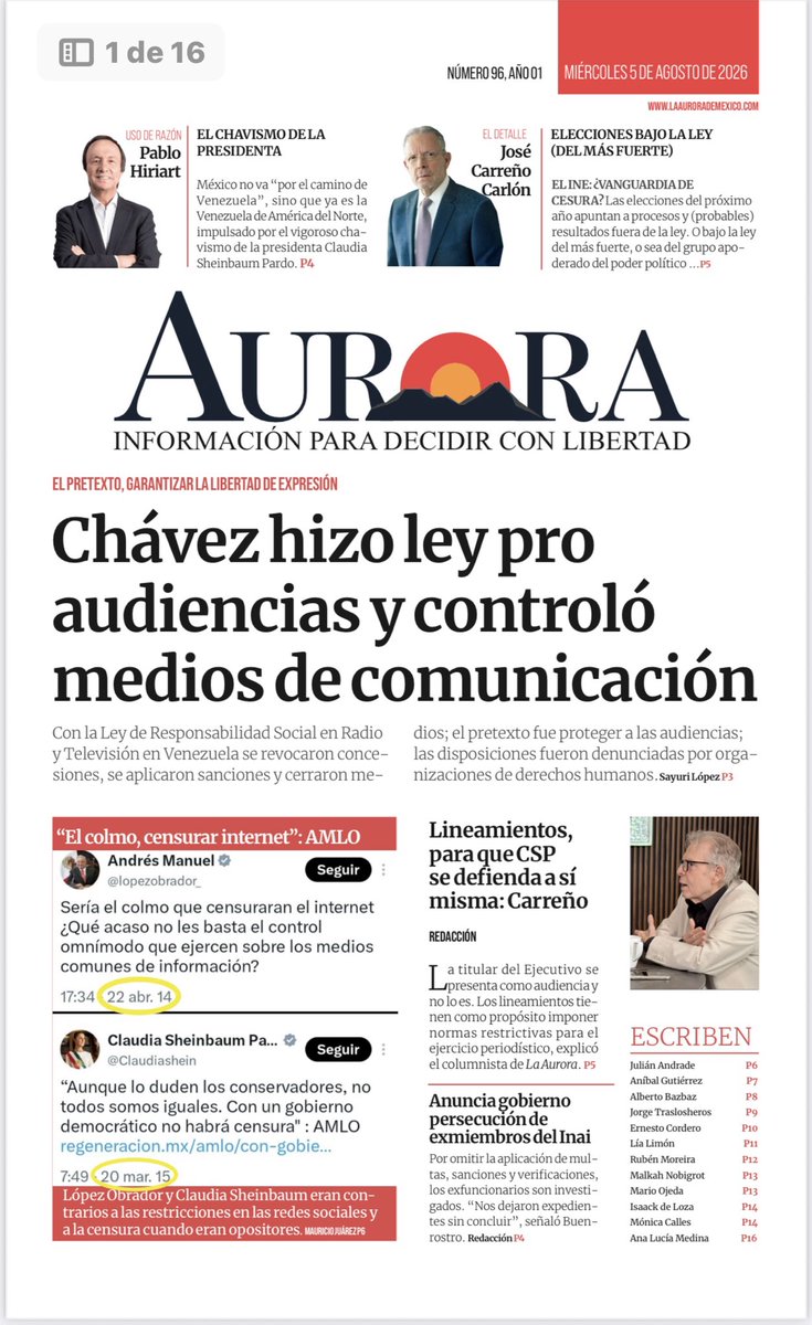 PabloHiriart's tweet photo. Nuestra portada de mañana https://t.co/q1g1VzsiXi