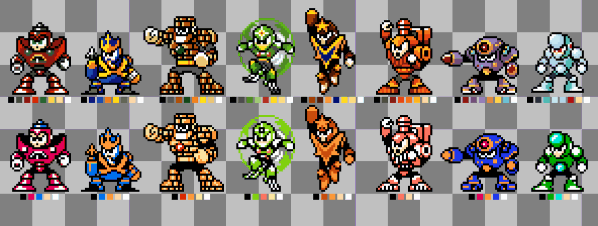 FireAce111's tweet photo. Sin mucho que decir mas que fue divertido hacerlo mientras hablaba con amigos.
#megaman #megaman5 #pixelart https://t.co/lPRJfiBroc