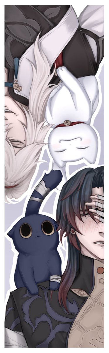 evither's tweet photo. Bookmark illustration for Jingren Zine :3

#Blade #JingYuan #jingren https://t.co/lmMs5jEFCc