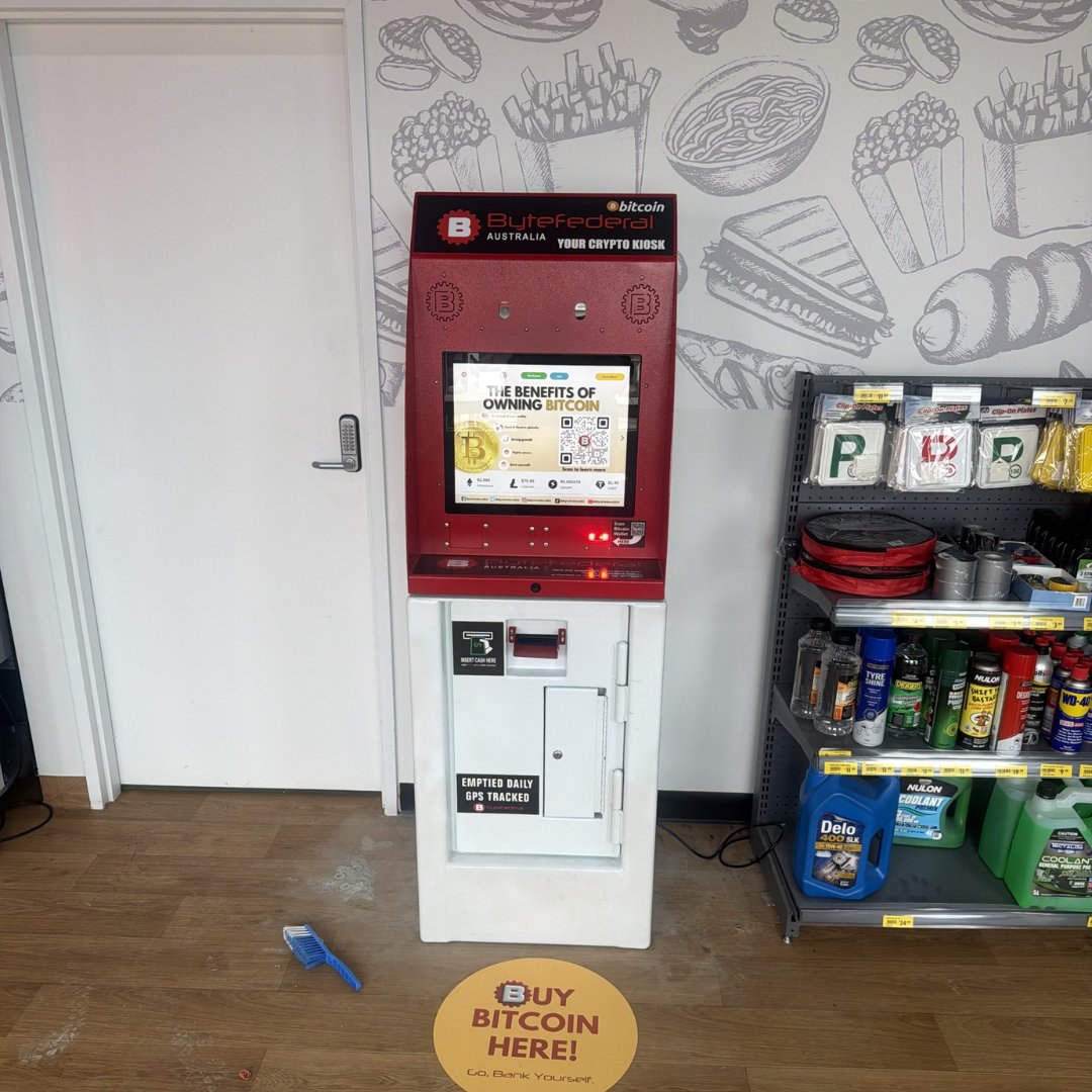 ByteFederalAU's tweet photo. New Bitcoin ATM in Marulan, NSW.
Visit Caltex Marulan.
84-90 George St, Marulan NSW 2579
Cryptocurrencies Available: Bitcoin, Ethereum, Litecoin, USDT, Dogecoin and more!
https://t.co/jNRXM0eSah
#bitcoin #bitcoinatm #cryptocurrency #btc https://t.co/ueBYNxKZWU
