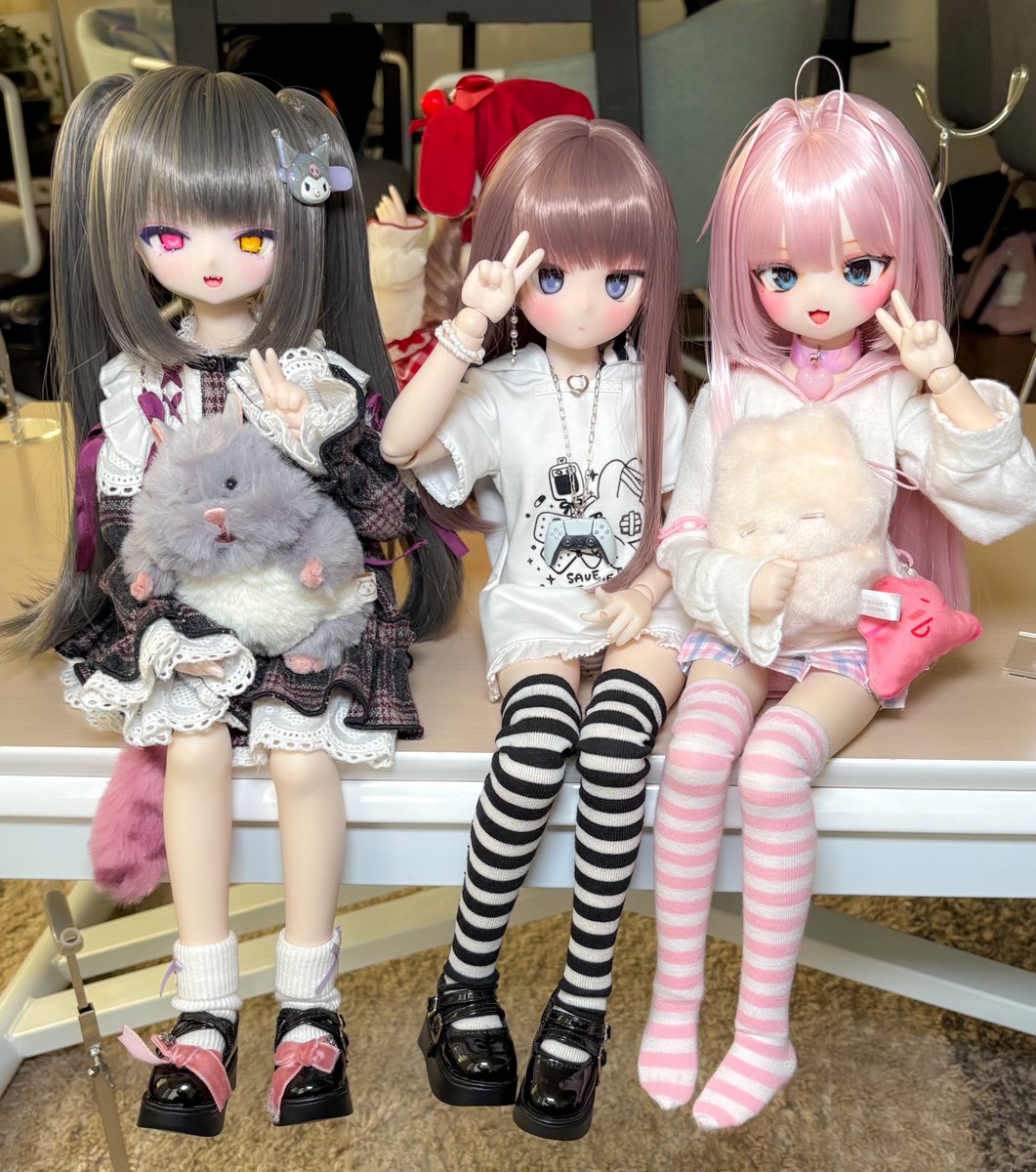 yuzukodoll's tweet photo. 宇都宮でドールの集まりやれてハッピー✨
ペニキありがと〜🌪️🫶

#ふらっぺ会 https://t.co/VrMUxtf1tT