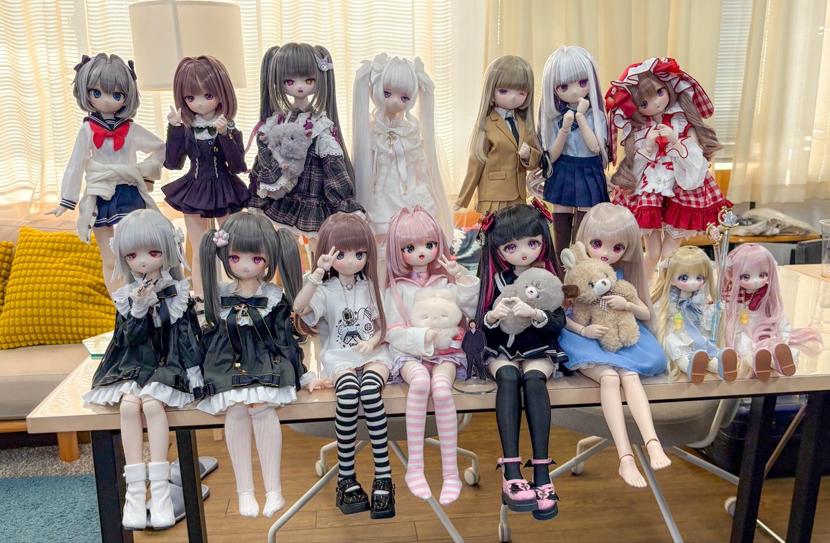yuzukodoll's tweet photo. 宇都宮でドールの集まりやれてハッピー✨
ペニキありがと〜🌪️🫶

#ふらっぺ会 https://t.co/VrMUxtf1tT