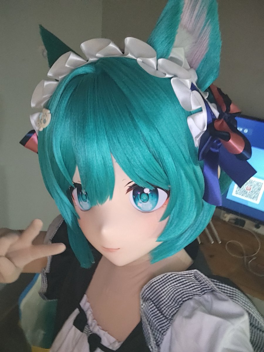 yunliya_'s tweet photo. 没有马尾的初音有点呆傻 #kigrumi #きぐるみ #初音未來 https://t.co/aji9orn5eR