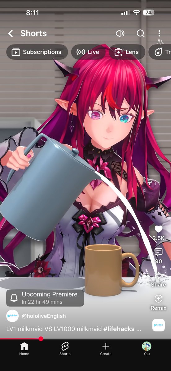 happy__yorkie's tweet photo. Dumb and Dumber 💁‍♂️

LV1 milkmaid VS LV1000 milkmaid #lifehacks #hololiveenglish https://t.co/GVjVR6axQW via @YouTube https://t.co/lzGSBod1BR