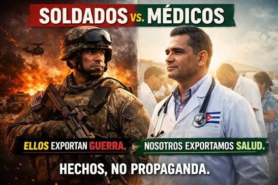 harry_magnum's tweet photo. #Cuba 🇨🇺 En lugar d fabricar armas, forma médicos. En lugar d entrenar soldados para la guerra, prepara profesionales. En lugar d cerrar fronteras, abre sus universidades a quienes vienen dlos rincones más castigados del 🌐Y En lugar d sembrar odio, siembra conocimiento. https://t.co/cCF4GNvC1w