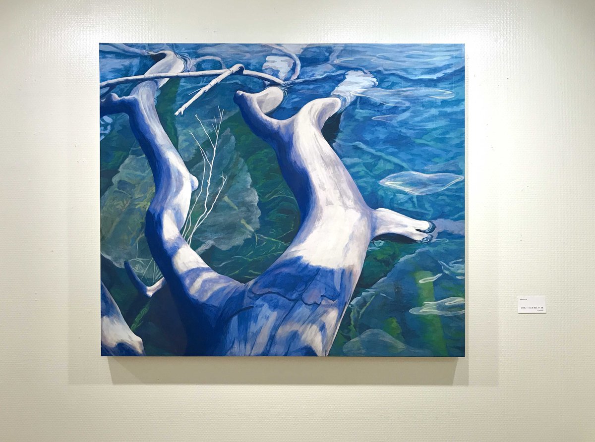 HFG_ginza's tweet photo. 【開催中】
「芹澤マルガリータ個展 resonance」
8/7(金)終了（最終日17:00まで）
　
日本画の画材で、旅先で目にしたヨーロッパの風景を描く芹澤さん。
本展ではクロアチアの街並み・水景を展開します。
紙や絹、箔など素材を研究、モチーフや表現との共鳴を試みます。
　
#日本画 #絵画 #風景 https://t.co/vMuFqAkCwj