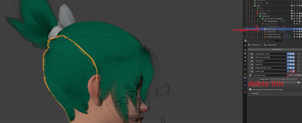 Ent_Duke's tweet photo. PS for anyone who downloaded, someone pointed out this bit of hair was missing, this modifier was the culprit, can't believe I let this slip by🤦

Reuping the fixed version but it's literally just this. https://t.co/PWjrRoRIQI