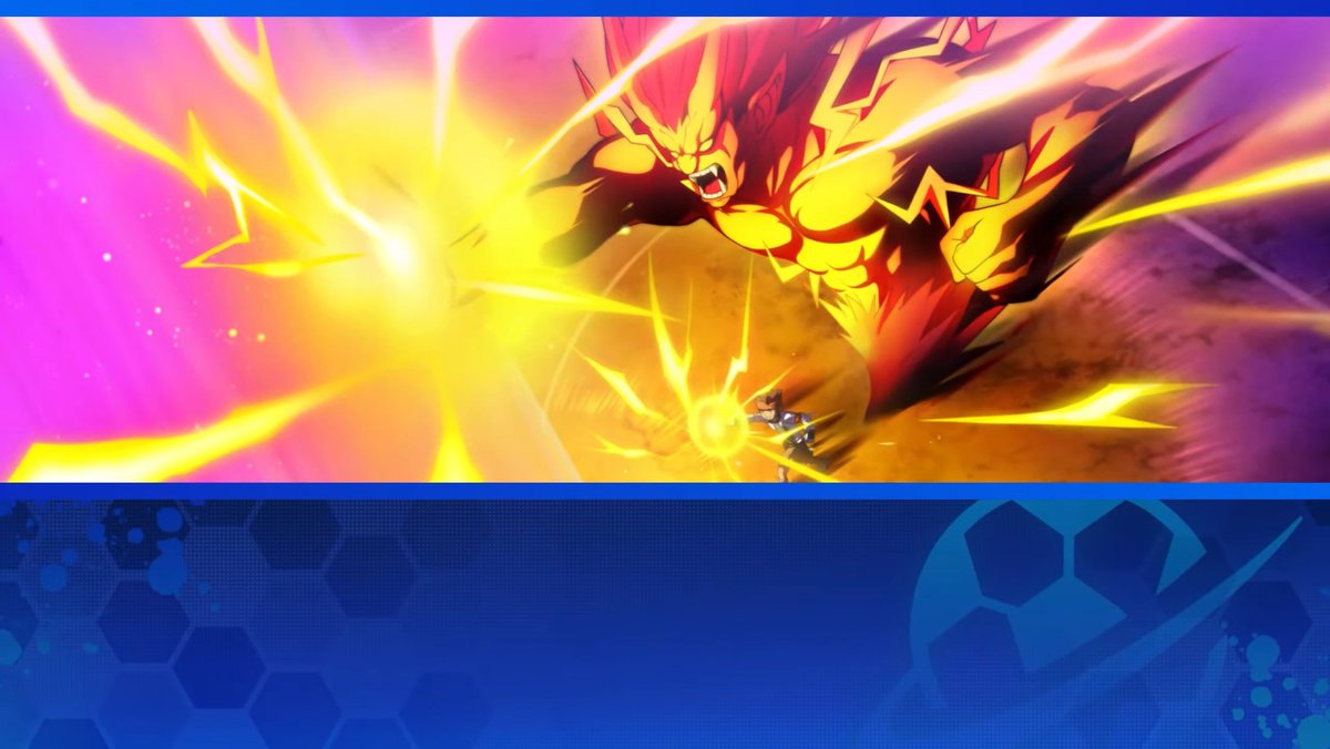 Inazuma_JuuuN's tweet photo. あまりにも好きすぎる『イナダン』ルート。
音楽や映像といった“演出”面での再現度で言えば、全「クロニクルバトル」内でトップレベルに大好きかもしれない！

劇場版映像そのまま使うの神だし、
「ダンボール戦機」シリーズ側のBGMが流れるのも激熱で……‼️

細かいとこの拘りが感じられてマジ良い🔥 https://t.co/CgKERUTYEv