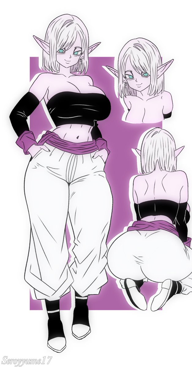 Contagious_Sol's tweet photo. @Necropathica Im gonna cheat just a bit and  choose 3. There’s one more I liked that I can’t find, it was the one with pig tails in the saiyan armor me thinks https://t.co/eJVubmhaAG