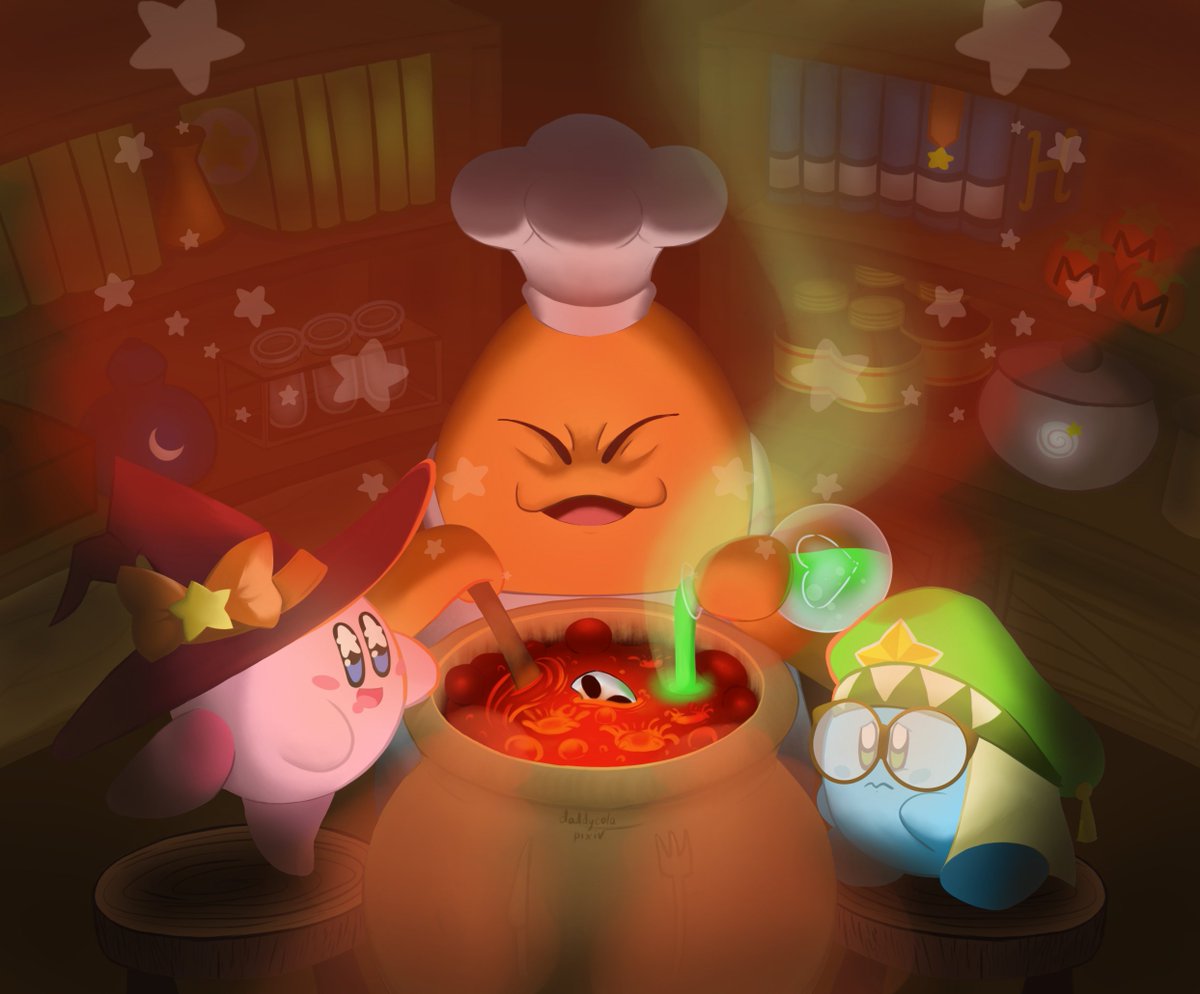 ovenbug's tweet photo. Happy Late Halloween (Nov 2022)
#Kirby #KirbyFanArt #KirbyArt #halloween https://t.co/2gSU6ECsde