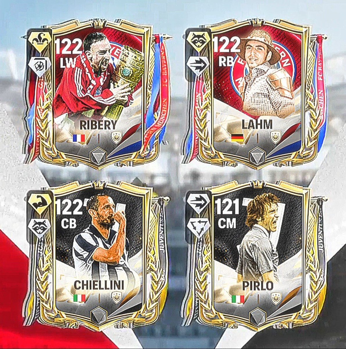 FirstHalfYT's tweet photo. TOMORROW is going to be crazy with Bayern and Juventus drafts ☠️🔥 https://t.co/99TCpmqAck