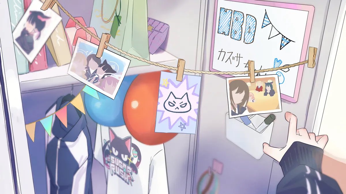 non_fable's tweet photo. 昔に描いたカズサ誕 https://t.co/Sg1Mnl0I9H