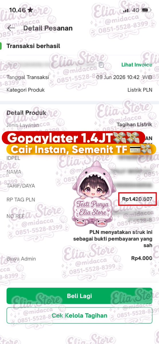 Leteheeseung's tweet photo. 🥹 Need gestun TikTok PayLater atau GoPayLater yang amanah &amp; trusted? Tenang, Elia Store siap bantu! 🤍✨

⚡ Ready banyak metode
✅ Semua jenis limit bisa dipakai
💸 Cair hingga puluhan juta
🕒 Proses instan, estimasi 5–15 menit

📌 9.700+ Testimoni
🤍 Since 2019 Standby 24/7 https://t.co/xaQXu2xLNI