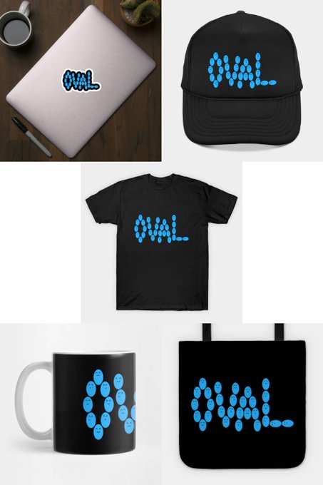 paintfullmind's tweet photo. Oval #typography Check out products with this design in my bio link (Teepublic)                                                                                    #art #drawing #teepublic #tshirt #totebag #Sticker #cute https://t.co/iDvEXqrMlR