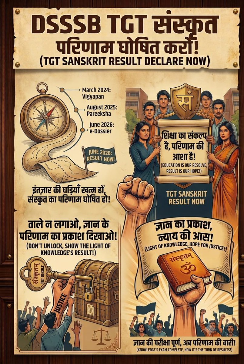 LakiPandeya's tweet photo. @dsssbofficial #Release Tgt Sanskrit  808/24 final result 
@LtGovDelhi @CMODelhi 
@dsssbofficial @gupta_rekha https://t.co/nP5XvIHSCP